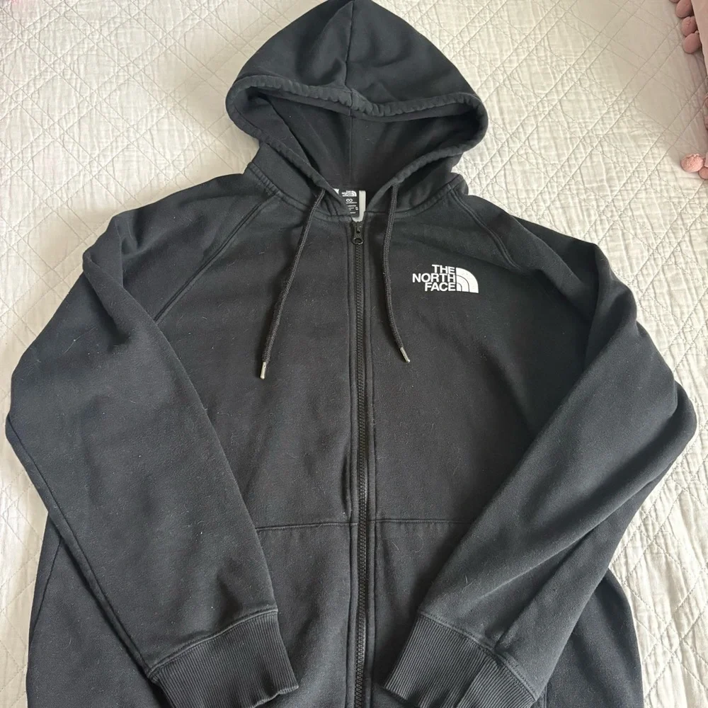The North Face Black Zip-Up Hoodie - Picture 1 of 6